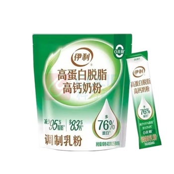 伊利 高蛋白脱脂高钙奶粉 400g