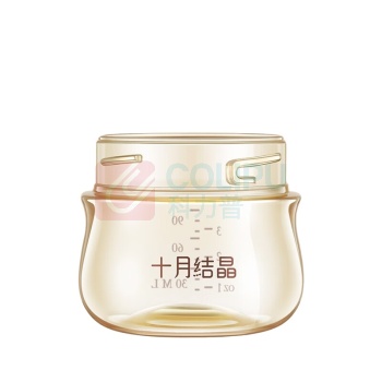 十月结晶 新生儿奶瓶宽口径 SH815 S号 90ml (绿色 PPSU) 0-3个月使用