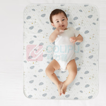十月结晶 针织印花隔尿垫 云朵 70*90cm