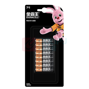 金霸王 7号电池 LR03 8节/卡 (黑色) 8节/卡12卡/盒48卡/箱