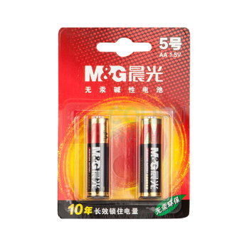 晨光 M&G 5号碱性电池 ARC92554 2节/卡 2节/卡 30卡/盒