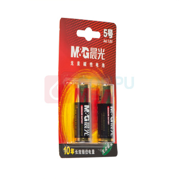 晨光 M&G 5号碱性电池 ARC92554 2节/卡 2节/卡 30卡/盒