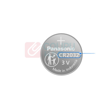 松下 Panasonic 纽扣电池 CR2032 2粒/卡