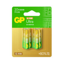 超霸 GP 7号碱性电池 LR03 1.5V 6节/卡 12卡/盒 8盒/箱 新老包装随机发货