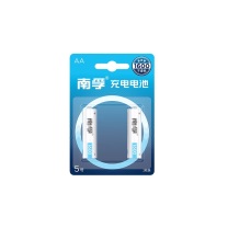 南孚 充电电池 耐用型 5# 1.2V 1600mAh 2节/卡 12卡/盒 48卡/箱 不含充电器