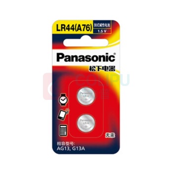松下 Panasonic 纽扣数码设备电池 LR44 2粒/件