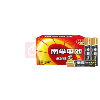 南孚 电池 七号碱性 聚能环3代 7号 40粒/盒 1.5V
