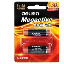 得力 deli 电池 18500 5号 2粒装