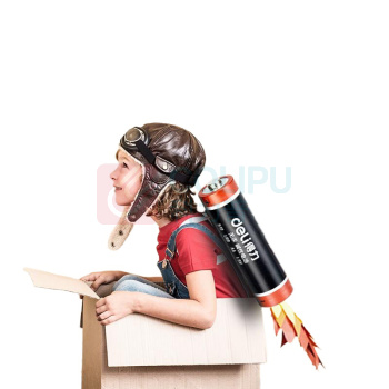 得力 deli 电池 18500 5号 2粒装
