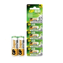 超霸 GP 碱性电池 12V 23A 高伏 5节/卡 20卡/盒 10盒/箱 新老包装随机发货