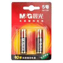 晨光 M&G 5号碱性电池 ARC92554 2节/卡 30卡/盒 240卡/箱 吸卡