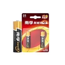南孚 5号 碱性电池 LR6 1.5V  2节/卡 30卡/盒 240卡/箱 聚能环4代与5代随机发货
