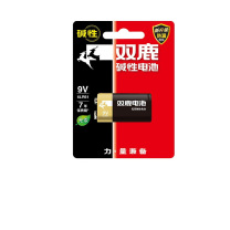 双鹿 碱性9V 电池 6LR61 1节/卡