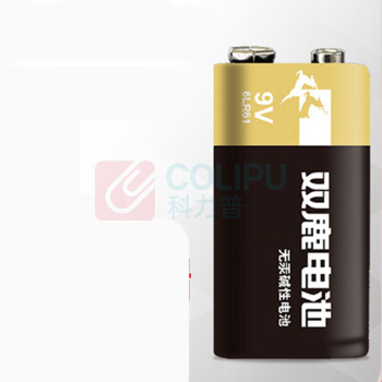 双鹿 碱性9V 电池 6LR61 1节/卡