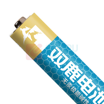 双鹿 极能7号碱性电池 LR03 1.5V 2节/卡 20卡/盒 12盒/箱