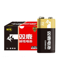 双鹿 碱性电池 6LR61 9V 1节/卡 10卡/盒 10盒/箱