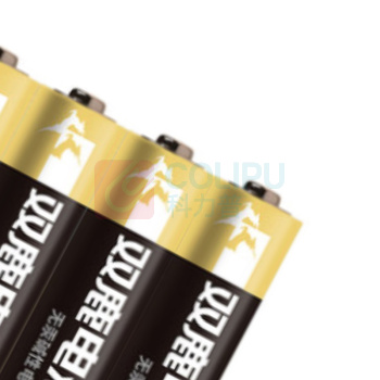 双鹿 5号碱性电池 LR6 1.5V 4节/卡 10卡/盒 10盒/箱