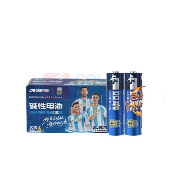 双鹿 5号碱性电池 LR6 1.5V 24节/盒 20盒/箱 新老包装随机发货