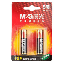 晨光 M＆G 碱性电池 ARC92554 5号 30卡/盒 