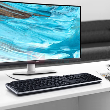 戴尔 DELL 有线办公键盘USB端口 KB522 