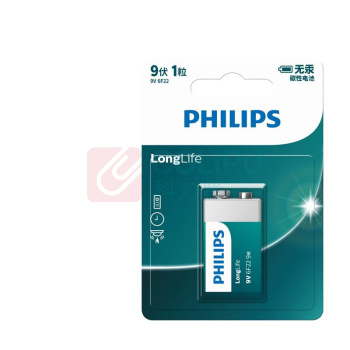 飞利浦 PHILIPS 碳性电池 9V 1节/卡