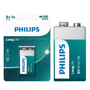 飞利浦 PHILIPS 碳性电池 9V 1节/卡