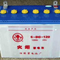 火炬 蓄电池动力型电动车旅游船蓄电池 6-DG-120 