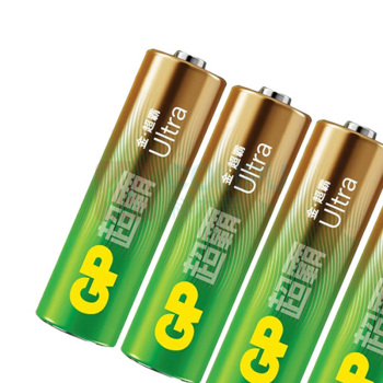 超霸 GP 5号碱性电池 LR6 1.5V 5节/卡 12卡/盒 10盒/箱 新老包装随机发货