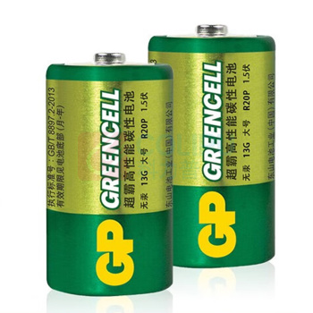 超霸 GP 1号碳性电池 1.5V 2节/卡 10卡/盒 10盒/箱