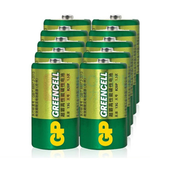 超霸 GP 1号碳性电池 1.5V 2节/卡 10卡/盒 10盒/箱