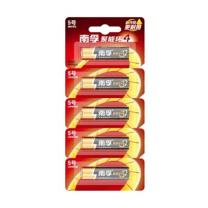南孚 5号电池 五号碱性 聚能环4代 电池 5粒/卡 1卡 