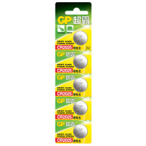 超霸 GP 纽扣锂电池 CR2025 3V 5粒/卡 10卡/盒 24盒/箱 新老包装随机发货