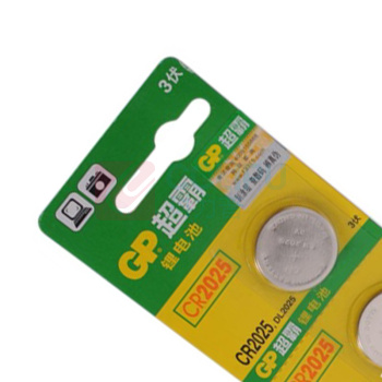 超霸 GP 纽扣锂电池 CR2025 3V 5粒/卡 10卡/盒 24盒/箱 新老包装随机发货