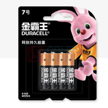 金霸王 电池 7号碱性干电池 4粒装 