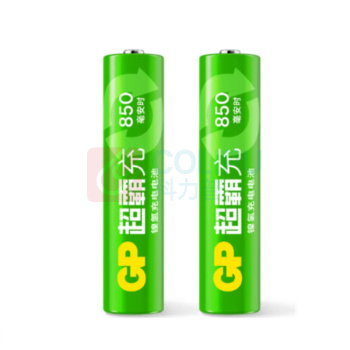 超霸 GP 充电电池 7号 GP85AAAHC-2IL2 1.2V 850mAh 2节/卡 14卡/盒 10盒/箱
