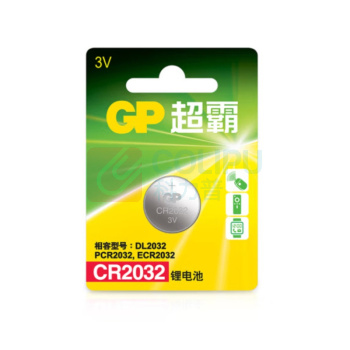 超霸 GP 电池 纽扣电池 1粒 GPCR2032