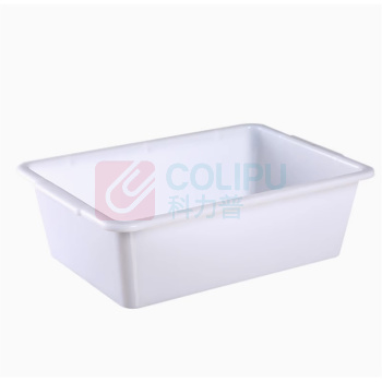 格强 塑料盒 G035 35cm*25cm*6cm (白色) 加厚 塑料材质