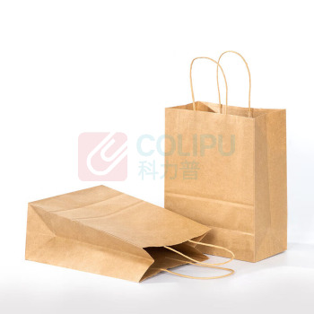 特美居 tmj 手提打包纸袋 TMJ-0916 21*11*27cm 20只装 (牛皮色)