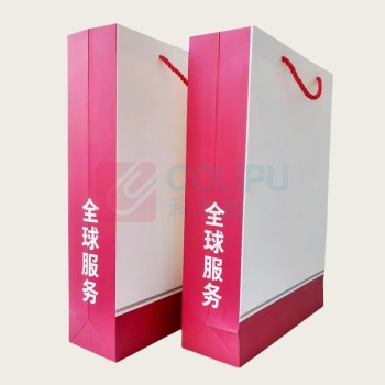 融银之汇 手提袋定制Logo纸袋装钱袋 会议资料纸袋 A4 250个/箱