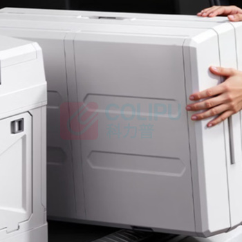 佳帮手 后备箱收纳箱 车载折叠塑料储物箱 中号灰透 JBS-ZDX-5305GG-GCR 48*31*31.5cm