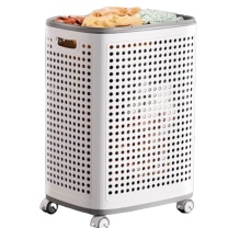 佳帮手 脏衣篓 收纳筐 大号带轮 JBS-ZYL-176B-JWT 58L 42.5*33*60.5CM