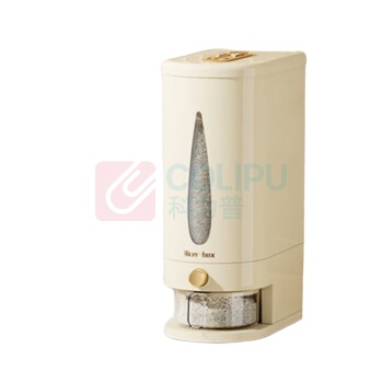 优勤 按压式米桶 家用新款防虫防潮 20斤装 (奶油白)