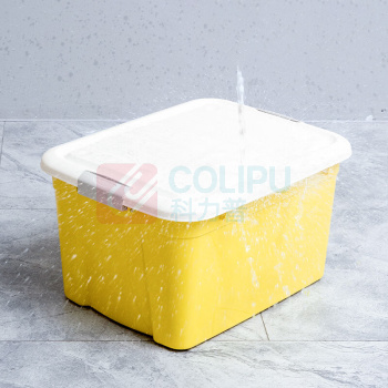 禧天龙 塑料收纳箱 X-6131 52L 56*42*32cm 3个装 无轮 (颜色随机)