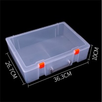 赞璐桐 塑料盒 221-1 36.3*26.7*10CM (透明色)