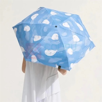 蕉下 beneunder 防晒伞 雨伞防紫外线 遮阳 女士 栖寻系列五折伞 浮豹