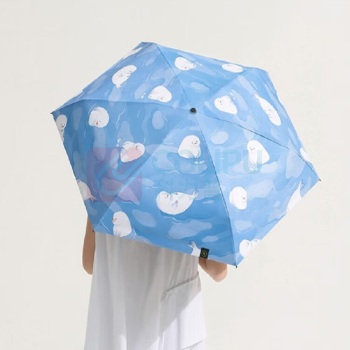 蕉下 beneunder 防晒伞 雨伞防紫外线 遮阳 女士 栖寻系列五折伞 浮豹