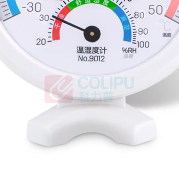 得力 deli 室内外温湿度计 9012 直径75mm (白色) 24个/盒 144个/箱