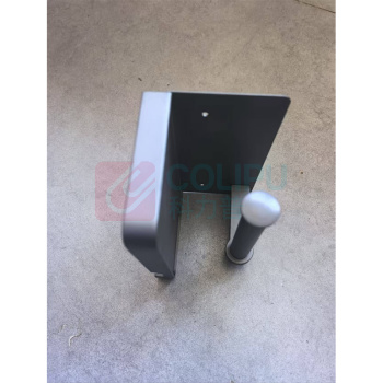 蓓尔蓝 加厚铝合金卷纸置物架 5839 18cm*10cm*10cm,加厚款,纸卷轴8.5cm*13cm (枪灰色) 承重5kg左右