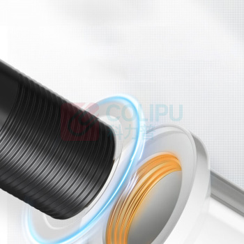 恒洁 洗手盆下水器 HMX250-WS 32*(32-84)*37±1mm (白色) 弹跳式带溢水口
