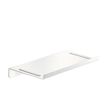 米笑 卫生间手机架光面1.5单层(仅配钉) 174*90mm贴墙20mm (银色) 铝制